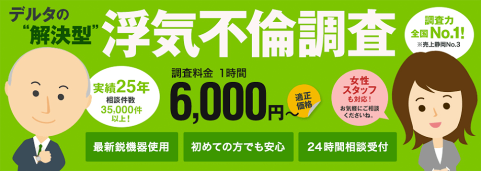 総合探偵社デルタ 公式サイト
